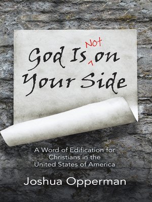 cover image of God Is Not on Your Side